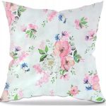 Poszewka na Poduszkę 40x40 Jasiek Jaś Bawełniana na Suwak Kwiatuszki W9