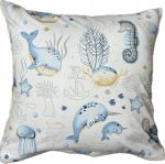 Poszewka na Poduszkę 40x40 Jasiek Jaś Bawełniana na Suwak Rybki W23