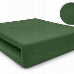 Prześcieradło z Gumką Jersey 220x200 Zieleń Premium Produkt Polski