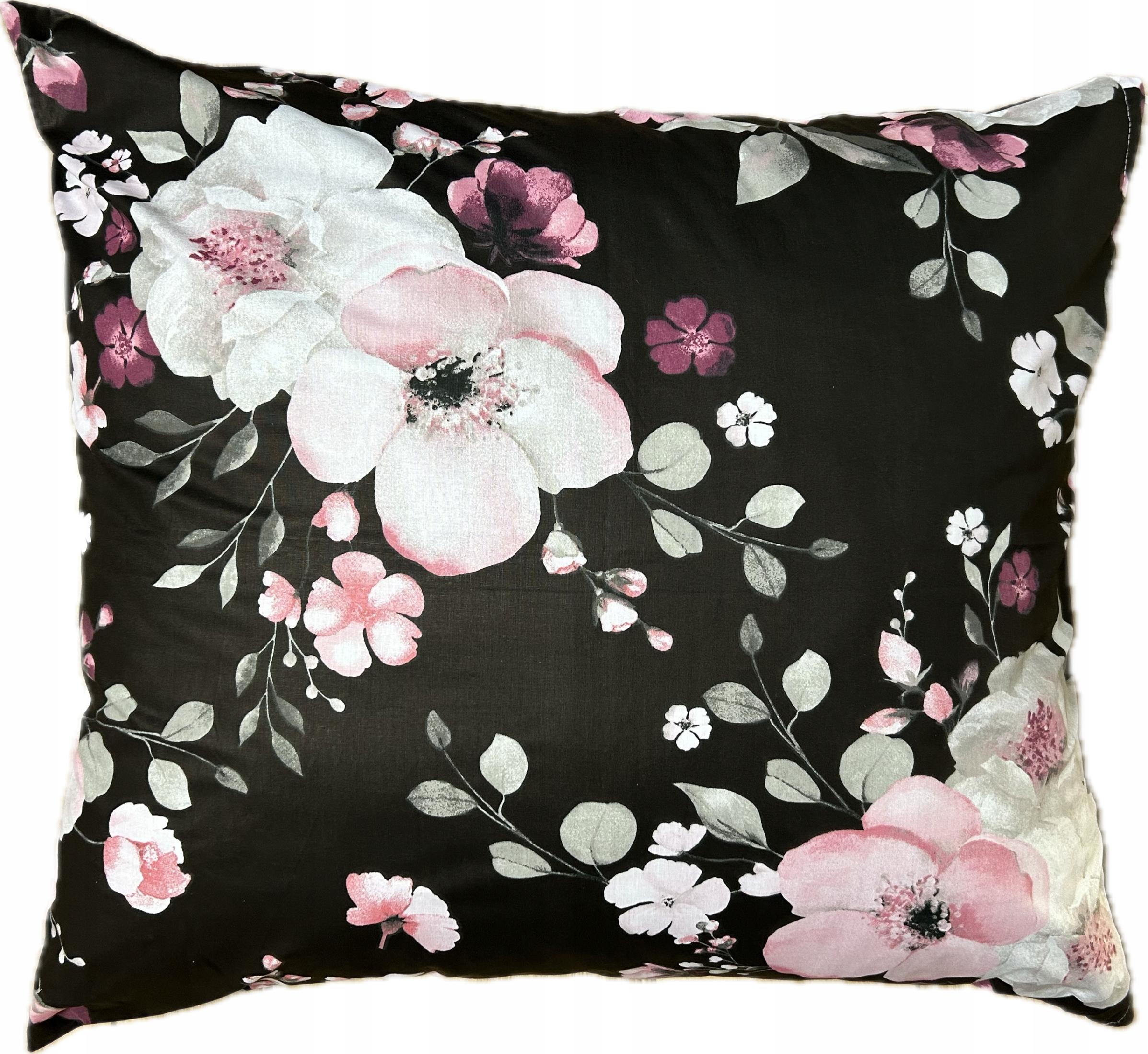 16dd63af3d8c240d4198df484ca7fa5b-2.jpg POSZEWKA 70X80 BAWEŁNA 100% PRODUKT POLSKI PREMIUM KWIATY CIEMNE W74 - obrazek 1