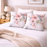 Poszewka na Poduszkę 40x40 Jasiek Jaś Bawełniana na Suwak Kwiaty W21 - obrazek 2