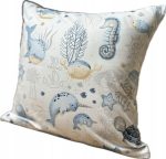 Poszewka na Poduszkę 40x40 Jasiek Jaś Bawełniana na Suwak Rybki W23 - obrazek 2