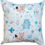 Poszewka na Poduszkę 40x40 Jasiek Bawełniana na Suwak Zwierzątka W12