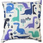 Poszewka na Poduszkę 40x40 Jasiek Bawełniana na Suwak Dinozaury W28