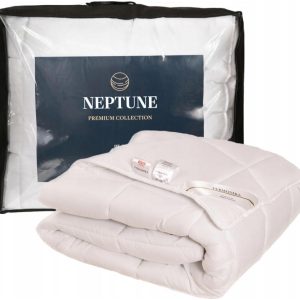 Kołdra 160x200 Antyalergiczna Całoroczna Pikowana Lekka Biała Neptune