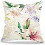 Poszewka na Poduszkę 40x40 Jasiek Jaś Bawełniana na Suwak Kwiaty W11