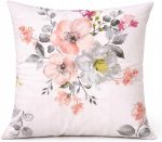 Poszewka na Poduszkę 40x40 Jasiek Jaś Bawełniana na Suwak Kwiaty W21