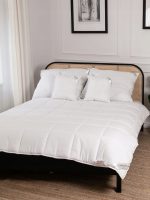 Kołdra 160x200 antyalergiczna letnia LATO POLSKA biała pikowana GOLDEN - obrazek 3