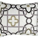 POSZEWKA NA PODUSZKĘ 50X60 bawełniana na suwak z bawełny gładka KWIATY W58