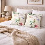 Poszewka na Poduszkę 40x40 Jasiek Jaś Bawełniana na Suwak Kwiaty W11 - obrazek 2