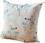 Poszewka na Poduszkę 40x40 Jasiek Bawełniana na Suwak Flamingi W27 - obrazek 2