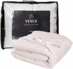 Kołdra 200x200 zimowa gruba antyalergiczna pikowana biała mikrofibra VENUS