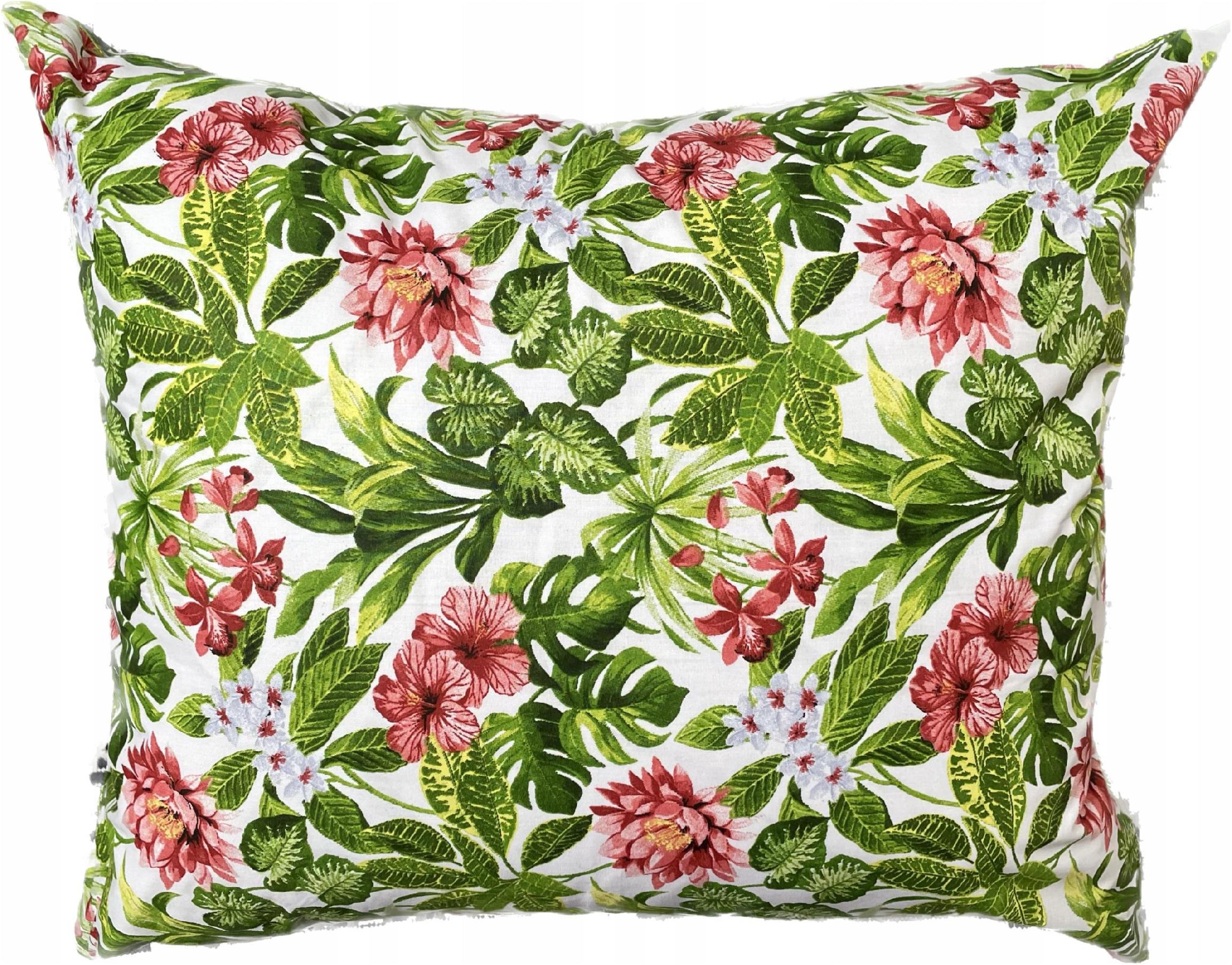 aa70cbf8949fb88fe061b4b34187d88f-2.jpg POSZEWKA NA PODUSZKE 50X60 bawełniana jasiek produkt polski KWIATY W57 - obrazek 1