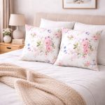 Poszewka na Poduszkę 40x40 Jasiek Jaś Bawełniana na Suwak Kwiatuszki W9 - obrazek 2