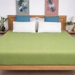 Prześcieradło z Gumką Jersey 220x200 Oliwka Premium Produkt Polski - obrazek 2