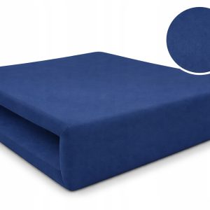 Prześcieradło z Gumką Jersey 220x200 Granat Premium Produkt Polski