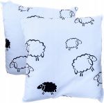 Poduszka Wełniana 40x40 Wełna Owcza Całoroczna Naturalna Bawełna Jasiek - obrazek 3