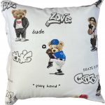 Poszewka na Poduszkę 40x40 Jasiek Jaś Bawełniana na Suwak Misie W26