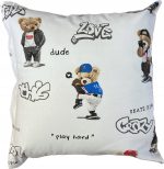 Poszewka na Poduszkę 40x40 Jasiek Jaś Bawełniana na Suwak Misie W26