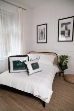 Kołdra 180x200 całoroczna ciepła antyalergiczna biała pikowana SATURN - obrazek 2