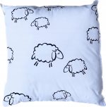 Poduszka Wełniana 40x40 Wełna Owcza Całoroczna Naturalna Bawełna Jasiek - obrazek 2